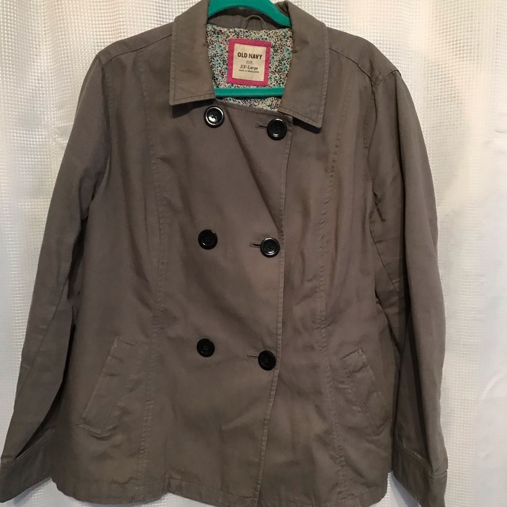 Old Navy Gray Lightweight Jacket XXL